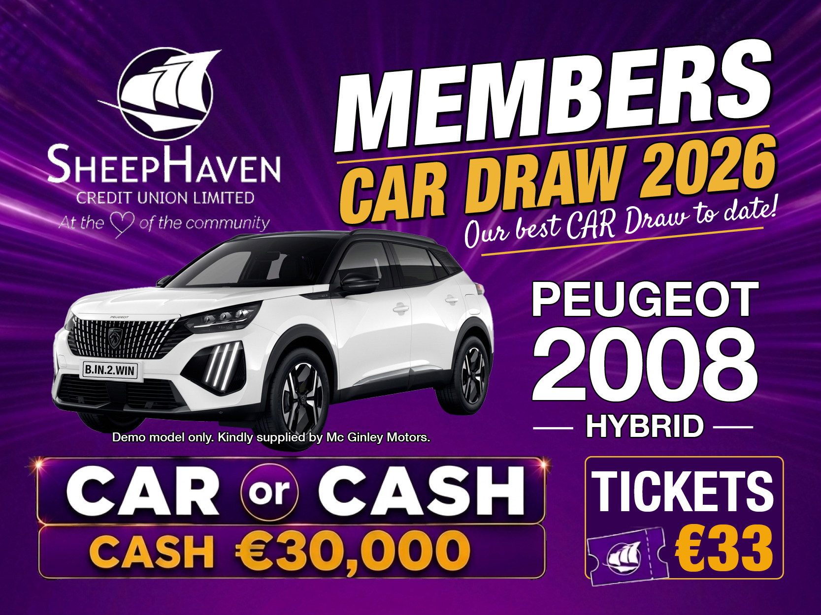 Members Car Draw 2026